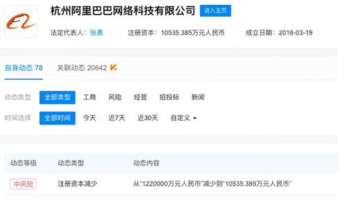 杭州阿里巴巴減資百億 科技巨頭的戰略調整與未來布局